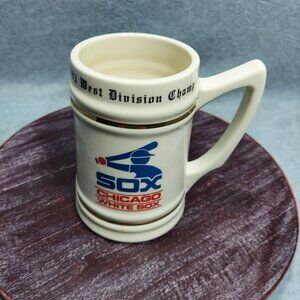 1983 Chicago White Sox West Division Champions Collectible Ceramic Mug Vintage
